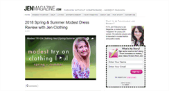 Desktop Screenshot of jenmagazine.com